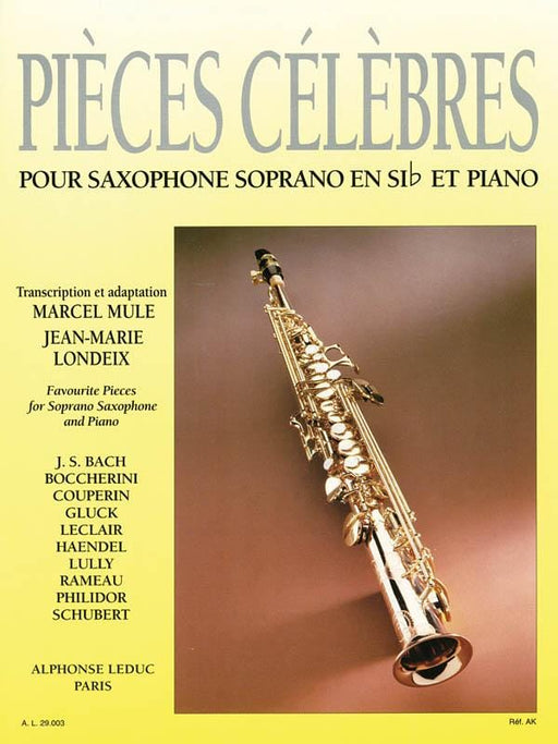 Pieces Celebres Pour Saxophone Soprano 薩氏管 小品 | 小雅音樂 Hsiaoya Music