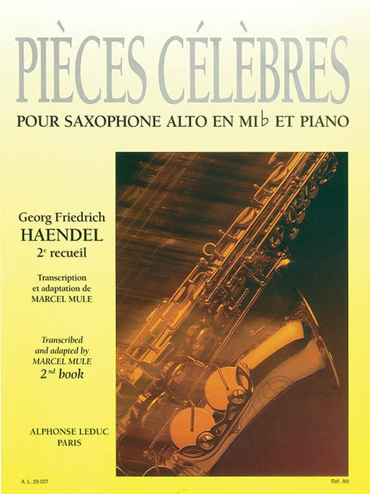 Famous Pieces By G. F. Handel For Eb Alto Saxophone And Piano  Vol. 2 (al 韓德爾 中音薩氏管 鋼琴 小品 | 小雅音樂 Hsiaoya Music
