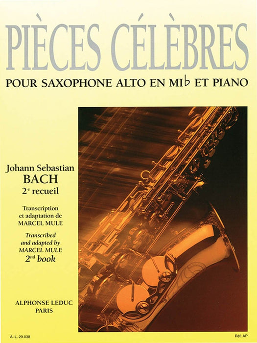Pieces Celebres Vol.2 (saxophone-alto & Piano) 巴赫‧約翰瑟巴斯提安 鋼琴 小品 | 小雅音樂 Hsiaoya Music