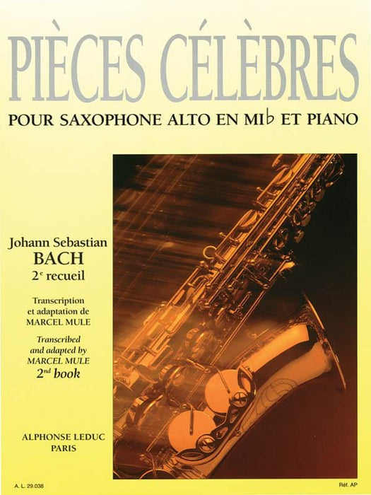 Pieces Celebres Vol.2 (saxophone-alto & Piano) 巴赫‧約翰瑟巴斯提安 鋼琴 小品 | 小雅音樂 Hsiaoya Music