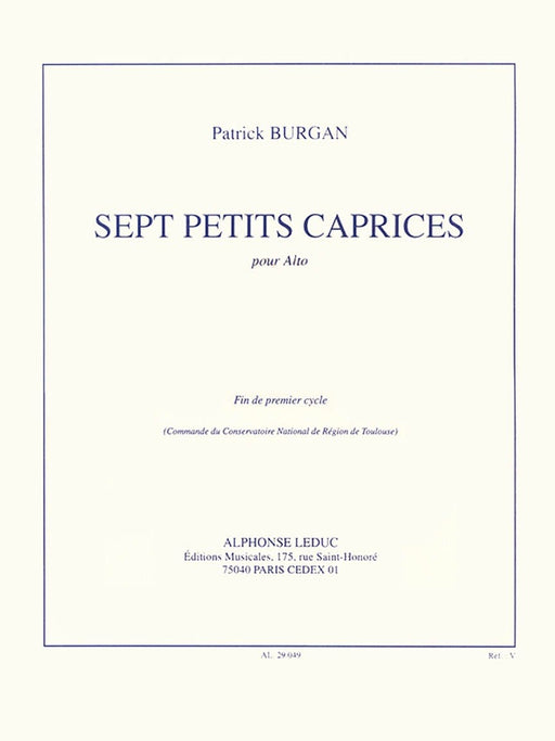 7 Petites Caprices (viola Solo) 中提琴 隨想曲 | 小雅音樂 Hsiaoya Music