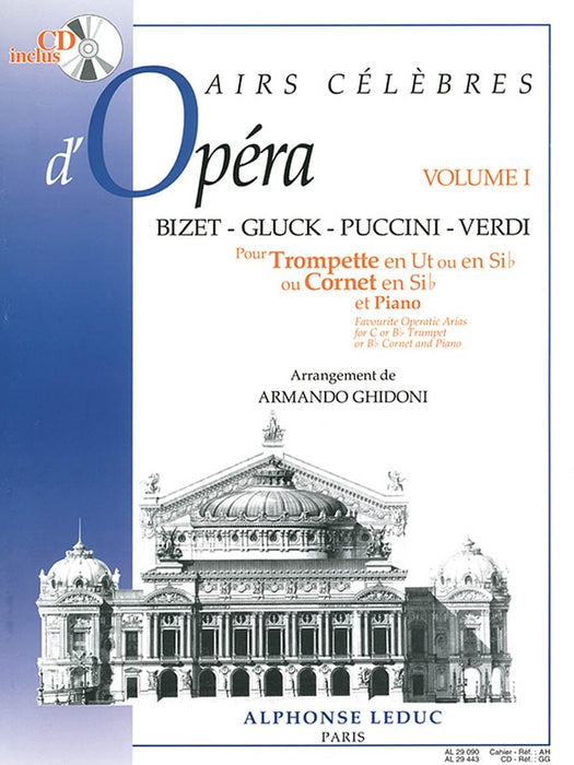 Airs Celebres D'operas Vol.1 (trumpet & Piano) Avec Cd Al29443 小號 鋼琴 小號 | 小雅音樂 Hsiaoya Music