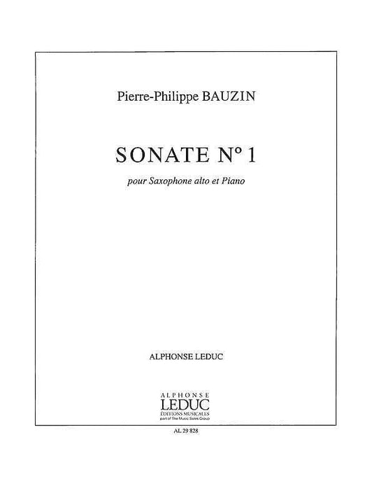 Bauzin Sonate No.1 Alto Saxophone & Piano Book 中音薩氏管 鋼琴 薩氏管 | 小雅音樂 Hsiaoya Music