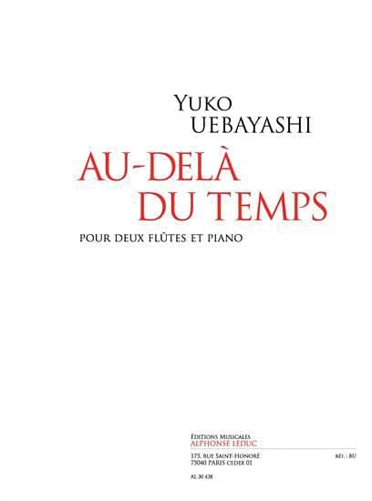 Au-dela Du Temps Pour 2 Flutes Et Piano 鋼琴 長笛 | 小雅音樂 Hsiaoya Music