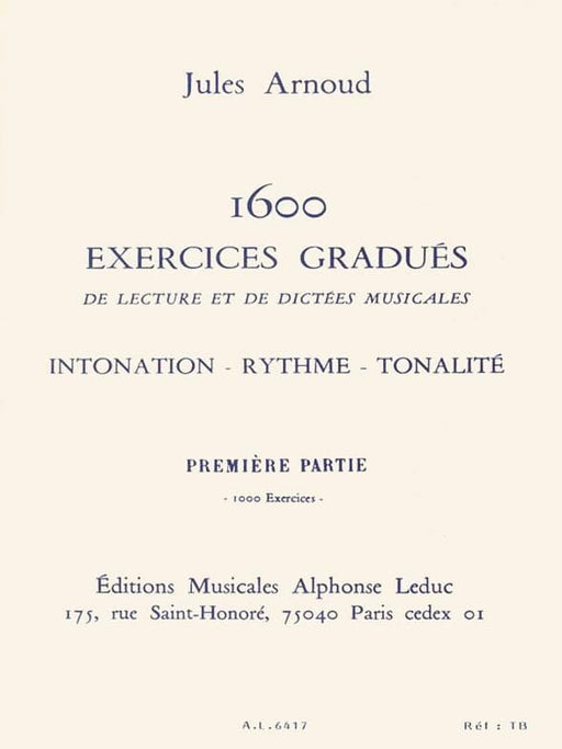 1600 Exercises - Intonation, Rhythm And Tonality, Vol.1: 1000 Exercises 聲調 練習曲 | 小雅音樂 Hsiaoya Music
