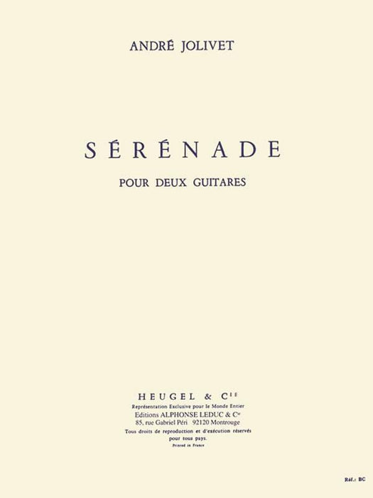 Serenade (guitars 2) 若利維 小夜曲 吉他 | 小雅音樂 Hsiaoya Music