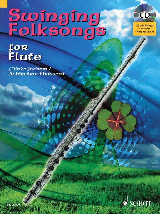 Swinging Folksongs Play-along For Flute Bk/cd With Piano Parts To Print 民謠 長笛 鋼琴 | 小雅音樂 Hsiaoya Music
