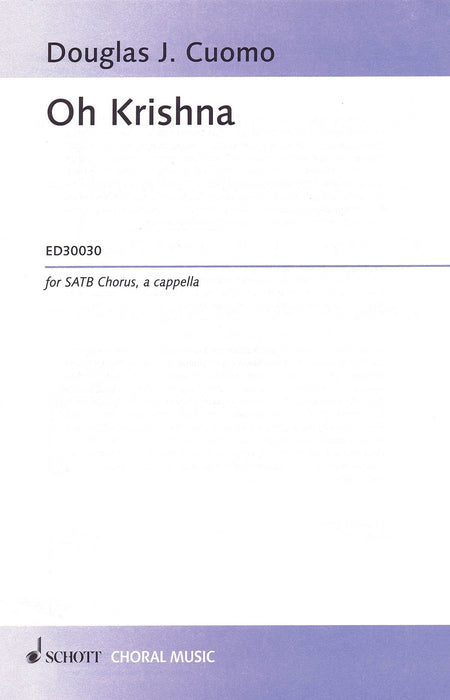 Oh Krishna SATB | 小雅音樂 Hsiaoya Music