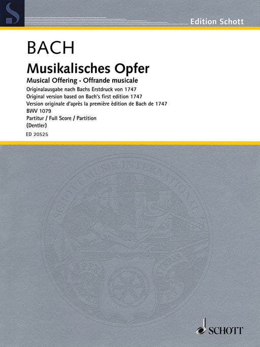Musical Offering (Musical Sacrifice), BWV 1079 Full Score 巴赫約翰‧瑟巴斯提安 音樂的奉獻 大總譜 | 小雅音樂 Hsiaoya Music
