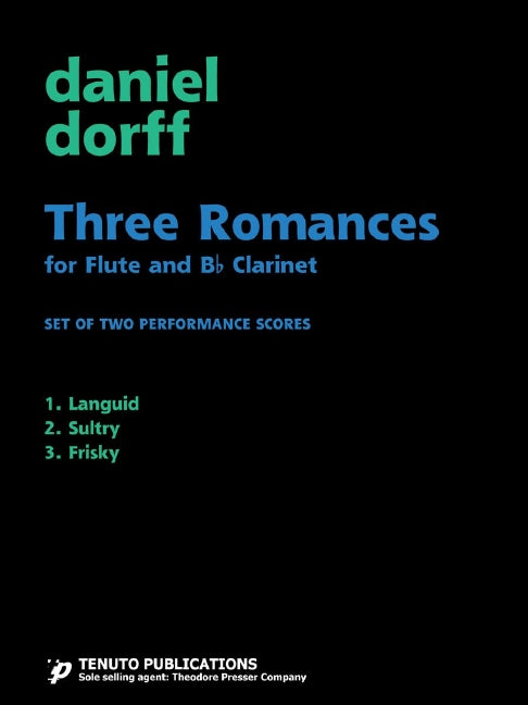 Three Romances For Flute and Bb Clarinet 木管二重奏 浪漫曲長笛 | 小雅音樂 Hsiaoya Music
