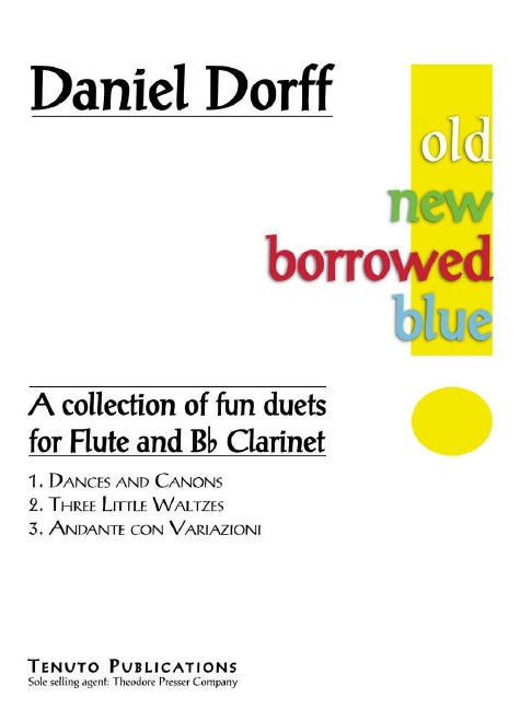 Old New Borrowed Blue A Collection Of Fun Duets for Flute and Bb Clarinet 木管二重奏長笛 | 小雅音樂 Hsiaoya Music