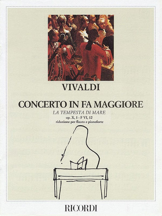 Concerto in F Major for Flute Strings and Basso Continuo La tempesta di more Op.10 No.1, RV433 Flute with Piano Reduction 韋瓦第 協奏曲 弦樂器 長笛鋼琴 | 小雅音樂 Hsiaoya Music