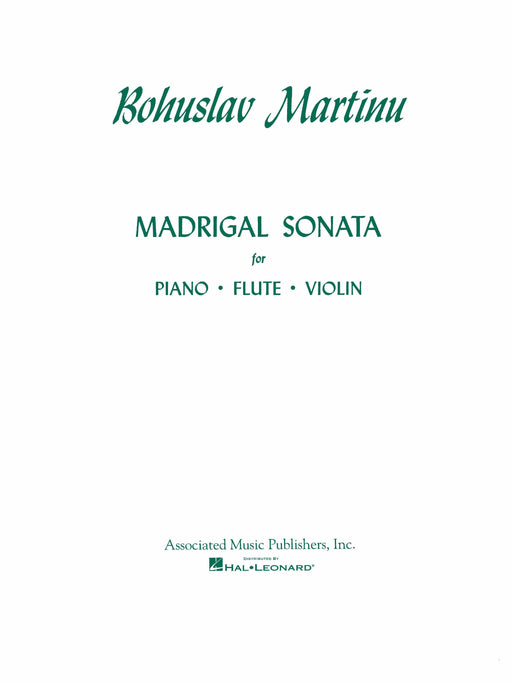 Madrigal Sonata Score and Parts 馬悌努 牧歌奏鳴曲 | 小雅音樂 Hsiaoya Music