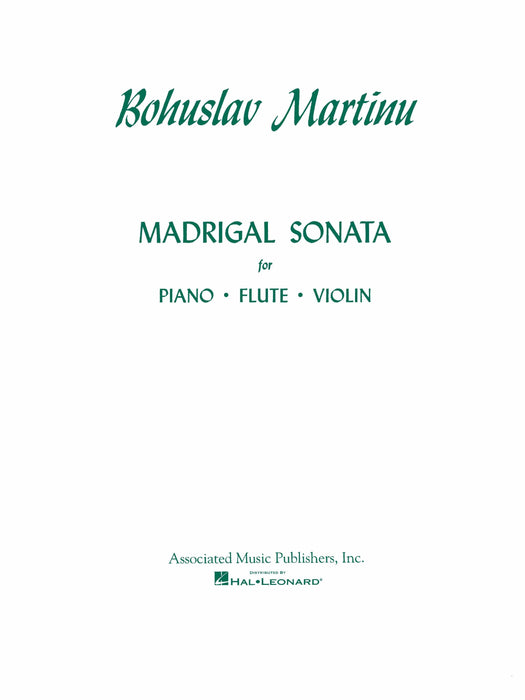 Madrigal Sonata Score and Parts 馬悌努 牧歌奏鳴曲 | 小雅音樂 Hsiaoya Music