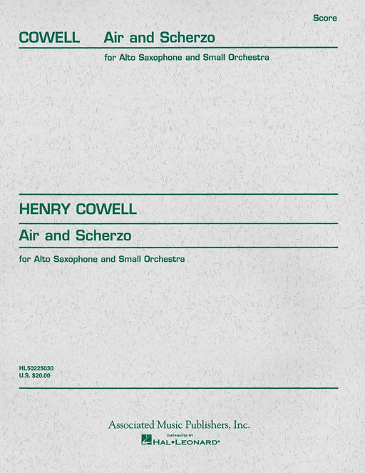 Air and Scherzo Full Score 詼諧曲大總譜 | 小雅音樂 Hsiaoya Music