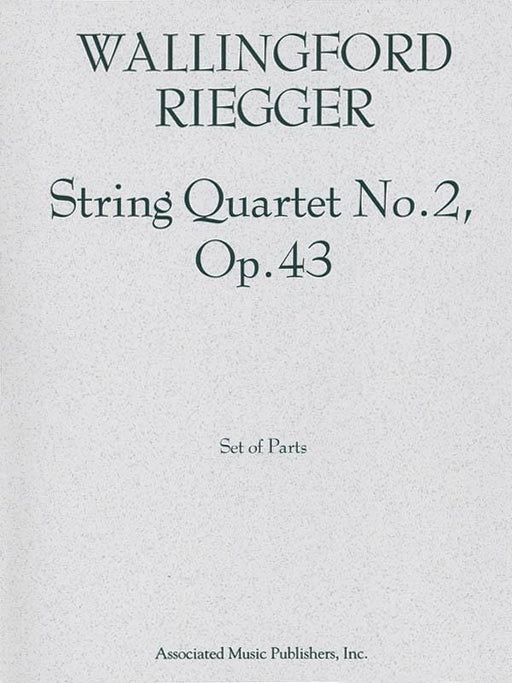 String Quartet No. 2, Op. 43 Set of Parts 弦樂四重奏 | 小雅音樂 Hsiaoya Music