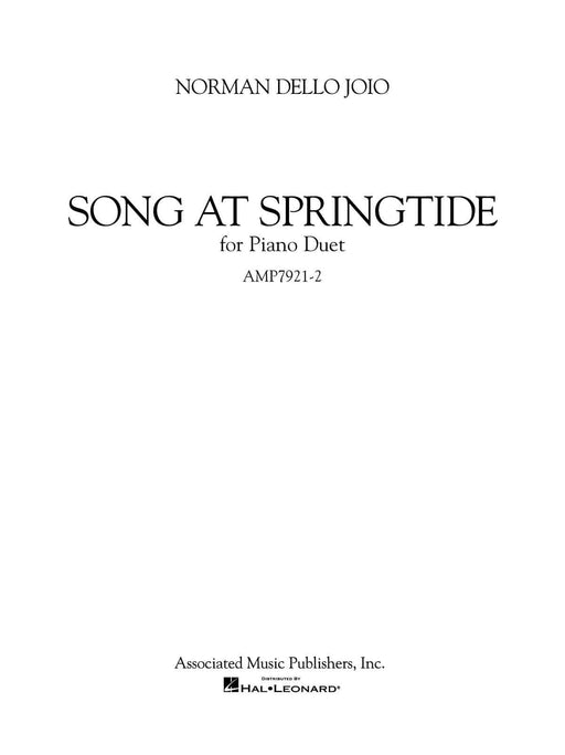 Song at Springtide Piano Duet 四手聯彈 | 小雅音樂 Hsiaoya Music