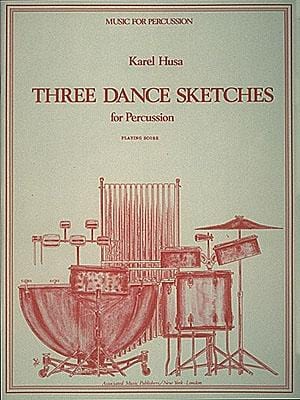 Three Dance Sketches for Percussion Quartet Score and Parts 胡薩 舞曲 擊樂器四重奏 | 小雅音樂 Hsiaoya Music