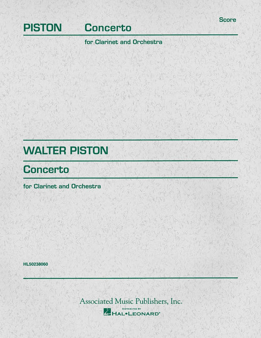 Concerto (1967) Full Score 皮斯頓 協奏曲 大總譜 | 小雅音樂 Hsiaoya Music