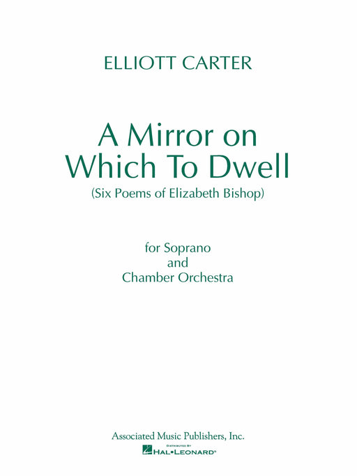 A Mirror on Which to Dwell Full Score 卡特 大總譜 | 小雅音樂 Hsiaoya Music