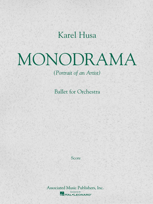 Monodrama (Portrait of an Artist) Miniature Full Score 胡薩 獨腳戲 大總譜 | 小雅音樂 Hsiaoya Music