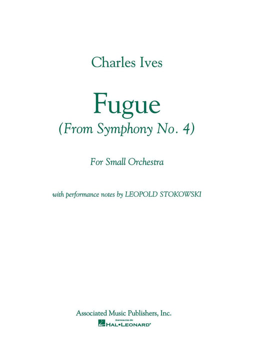 Fugue (from Symphony No. 4) Set of Parts 復格曲 交響曲 | 小雅音樂 Hsiaoya Music