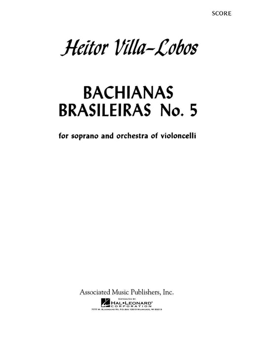 Bachianas Brasileiras No. 5 Study Score 巴西風格的巴赫 | 小雅音樂 Hsiaoya Music