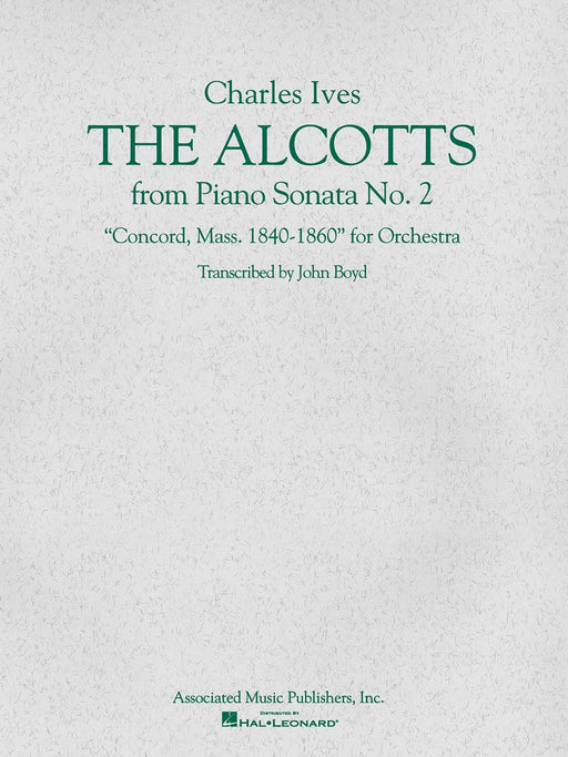 The Alcotts (from Piano Sonata No. 2, Third Movement) Full Orchestra - Score and Parts 鋼琴 奏鳴曲 管弦樂團 | 小雅音樂 Hsiaoya Music