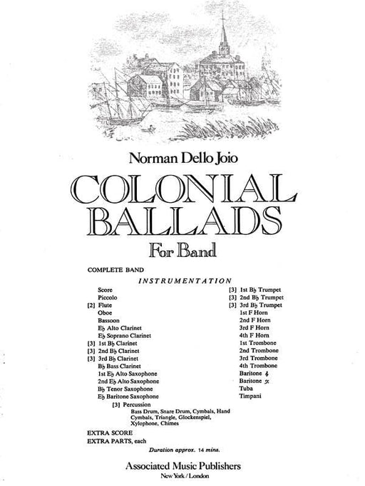 Colonial Ballads Bd Full Sc 敘事曲 | 小雅音樂 Hsiaoya Music