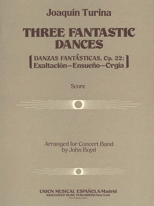 Three (3) Fantastic Dances, Op. 22 Full Score 杜利納 舞曲 大總譜 | 小雅音樂 Hsiaoya Music