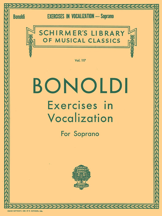 Exercises in Vocalization Schirmer Library of Classics Volume 117 練習曲 聲樂練習曲 | 小雅音樂 Hsiaoya Music
