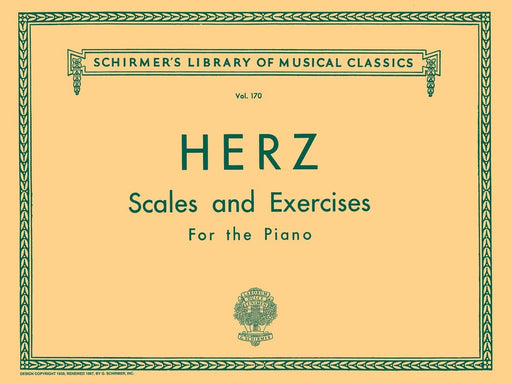 Scales and Exercises Schirmer Library of Classics Volume 170 Piano Technique 練習曲 鋼琴 | 小雅音樂 Hsiaoya Music