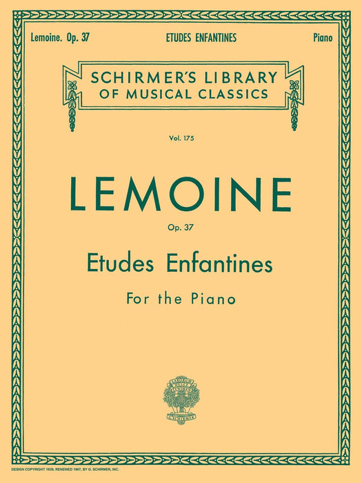 Etudes Enfantines, Op. 37 Schirmer Library of Classics Volume 175 Piano Solo 練習曲 鋼琴 獨奏 | 小雅音樂 Hsiaoya Music