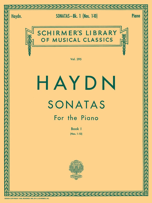 20 Sonatas - Book 1 Schirmer Library of Classics Volume 295 Piano Solo 奏鳴曲 鋼琴 獨奏 | 小雅音樂 Hsiaoya Music