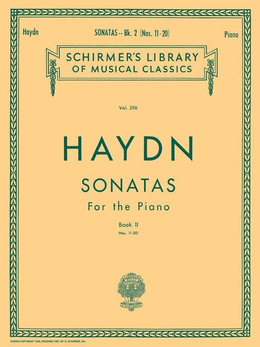 20 Sonatas - Book 2 Schirmer Library of Classics Volume 296 Piano Solo 奏鳴曲 鋼琴 獨奏 | 小雅音樂 Hsiaoya Music