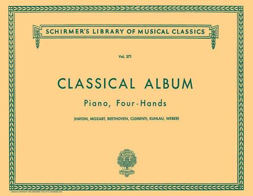 Classical Album: 12 original pieces Schirmer Library of Classics Volume 371 Piano Duet 古典 小品 四手聯彈 | 小雅音樂 Hsiaoya Music