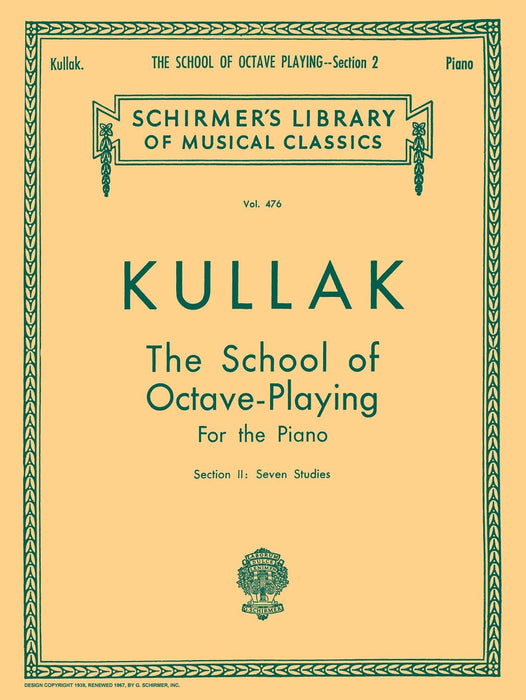School of Octave Playing, Op. 48 - Book 2 Schirmer Library of Classics Volume 476 Piano Technique 鋼琴 | 小雅音樂 Hsiaoya Music