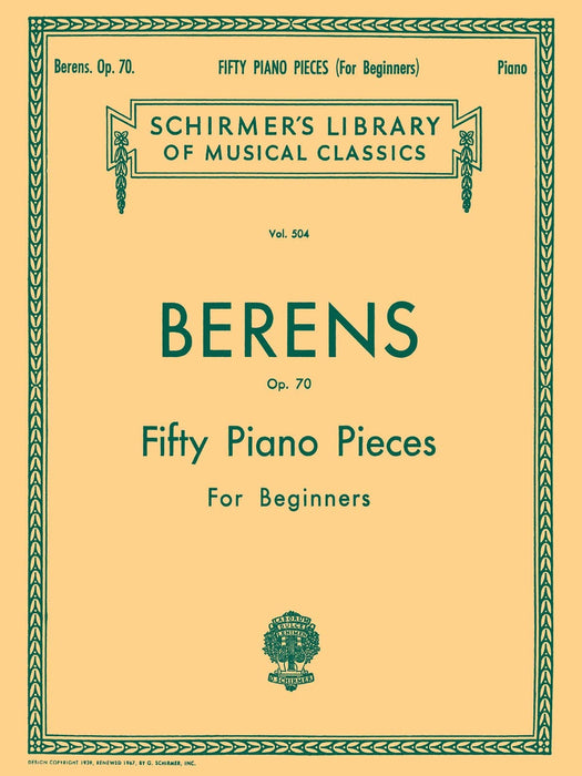 50 Pieces without Octaves, Op. 70 (Complete) Schirmer Library of Classics Volume 504 Piano Solo 小品 鋼琴 獨奏 | 小雅音樂 Hsiaoya Music