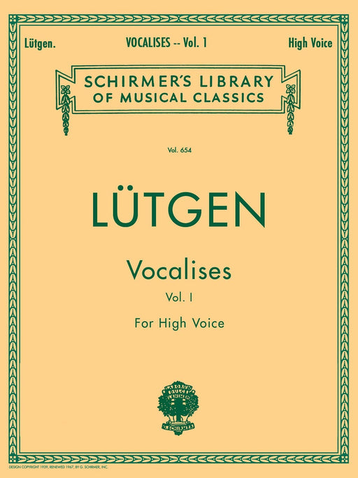 Vocalises (20 Daily Exercises) - Book I Schirmer Library of Classics Volume 654 High Voice 每日練習 高音 | 小雅音樂 Hsiaoya Music