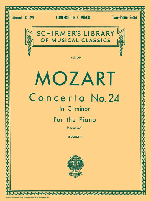 Concerto No. 24 in C Minor, K.491 Schirmer Library of Classics Volume 664 National Federation of Music Clubs 2014-2016 Piano Duets 莫札特 協奏曲 鋼琴 二重奏 | 小雅音樂 Hsiaoya Music