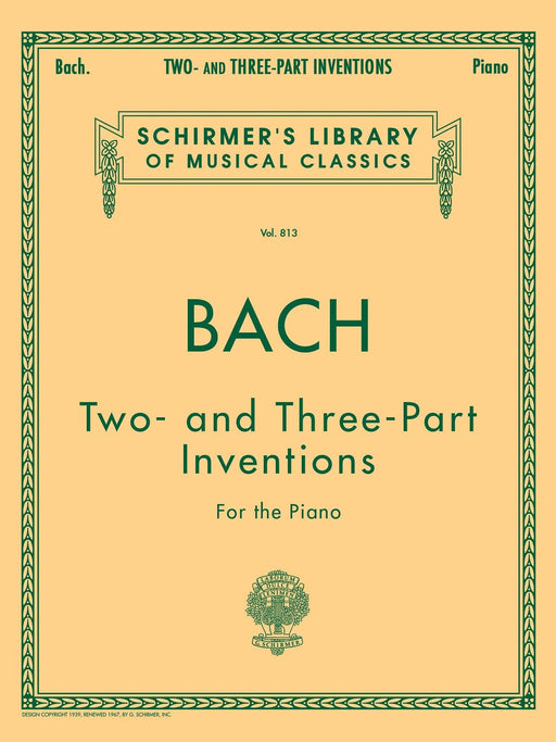 15 Two- and Three-Part Inventions Schirmer Library of Classics Volume 813 巴赫約翰‧瑟巴斯提安 創意曲 | 小雅音樂 Hsiaoya Music