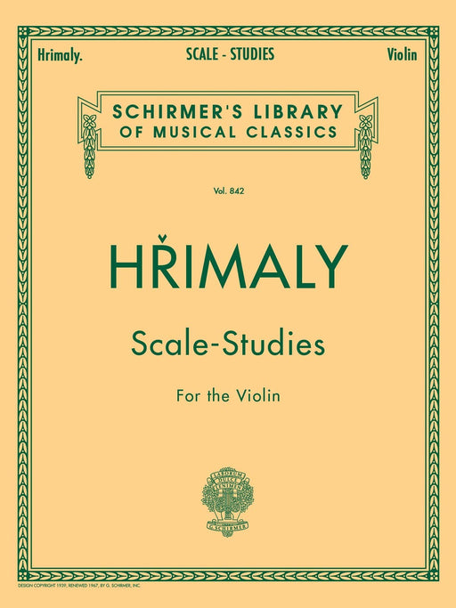 Hrimaly - Scale Studies for Violin Schirmer Library of Classics Volume 842 音階 小提琴 | 小雅音樂 Hsiaoya Music
