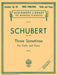 Three Sonatinas, Op. 137 Schirmer Library of Classics Volume 921 Violin and Piano 舒伯特 小奏鳴曲 小提琴 鋼琴 | 小雅音樂 Hsiaoya Music