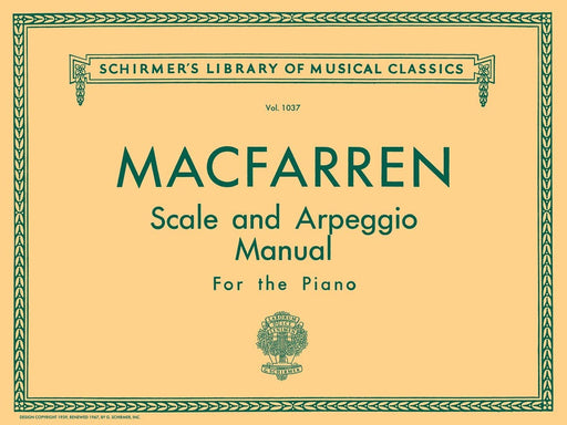 Scale and Arpeggio Manual Schirmer Library of Classics Volume 1037 Piano Technique 音階 鋼琴 | 小雅音樂 Hsiaoya Music