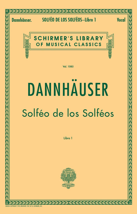 Solfeo de los Solfeos - Book I Schirmer Library of Classics Volume 1085 Voice Technique | 小雅音樂 Hsiaoya Music