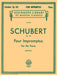 4 Impromptus, Op. 142 Schirmer Library of Classics Volume 1126 Piano Solo 舒伯特 即興曲 鋼琴 獨奏 | 小雅音樂 Hsiaoya Music