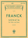 Sonata in A Schirmer Library of Classics Volume 1235 Violin and Piano 法朗克賽札爾 奏鳴曲 小提琴 鋼琴 | 小雅音樂 Hsiaoya Music