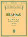 Sonata in A Major, Op. 100 Schirmer Library of Classics Volume 1302 Violin and Piano 布拉姆斯 奏鳴曲 小提琴 鋼琴 | 小雅音樂 Hsiaoya Music