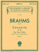 Concerto in D, Op. 77 Schirmer Library of Classics Volume 1395 Violin and Piano 布拉姆斯 協奏曲 小提琴 鋼琴 | 小雅音樂 Hsiaoya Music