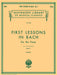 First Lessons in Bach - Book 1 Schirmer Library of Classics Volume 1436 Piano Solo 巴赫約翰‧瑟巴斯提安 鋼琴 獨奏 | 小雅音樂 Hsiaoya Music